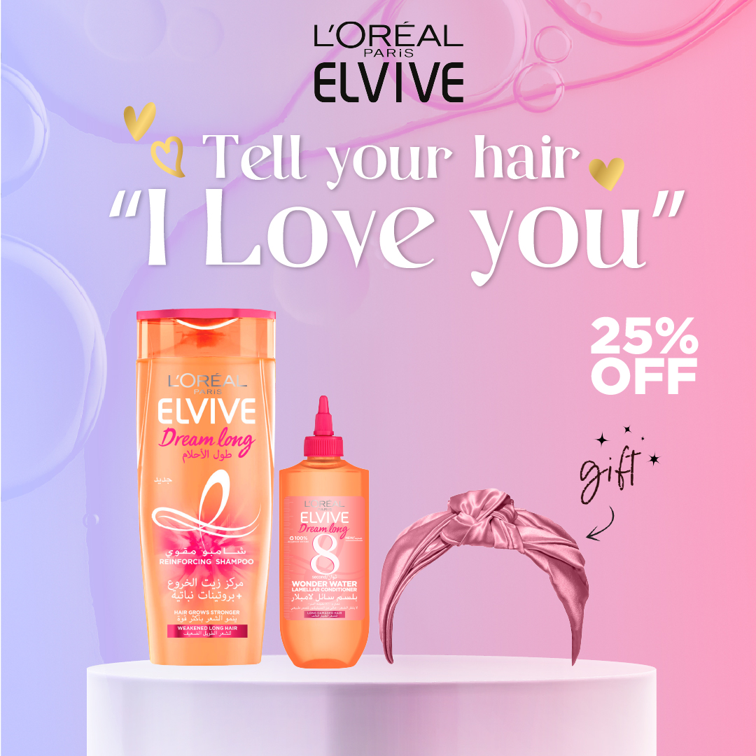 Make this Valentine extra special with L'Oreal Paris Elvive🧡🌸 - Feel22