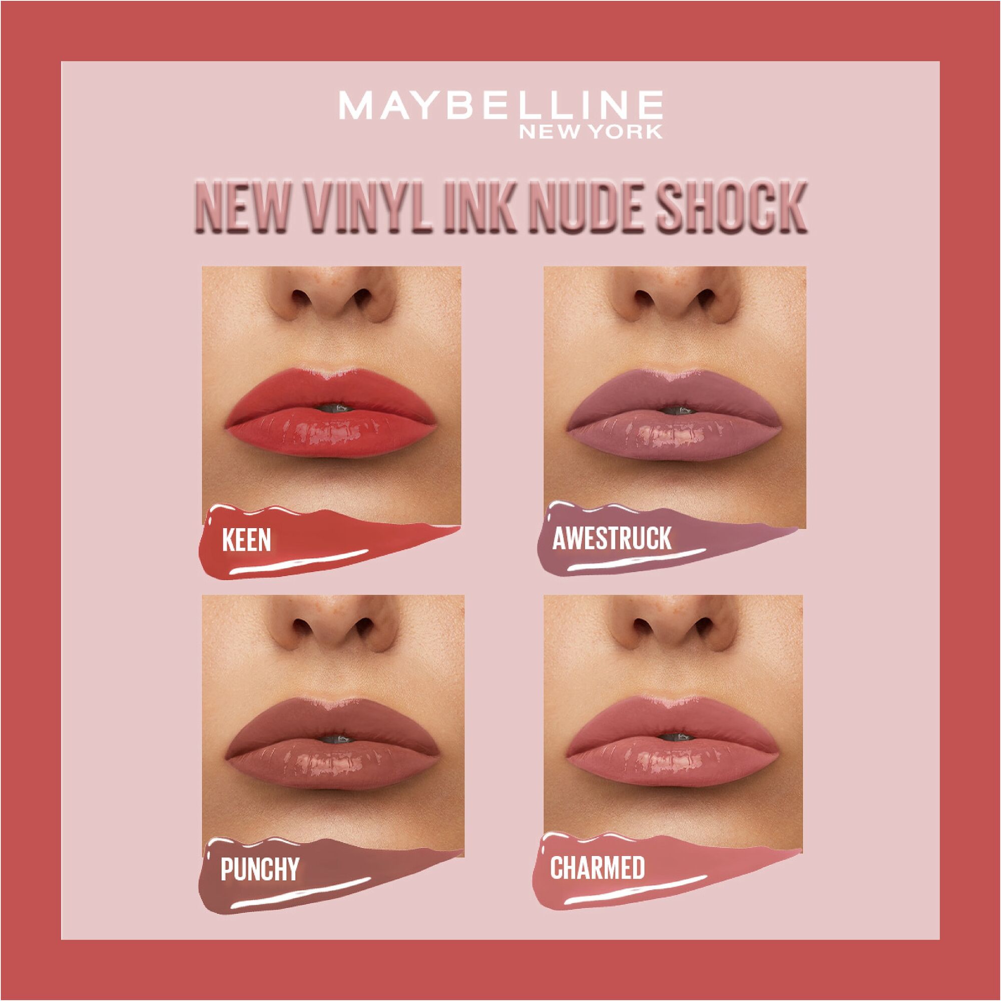 Maybelline vinyl ink nude deals shock